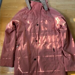 Coldwater Creek Rose Hooded Jacket